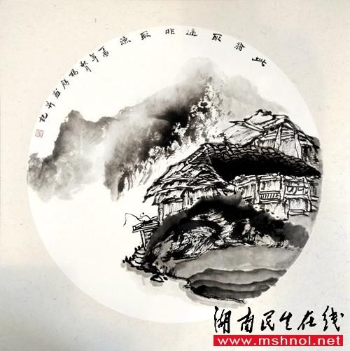 侗族青年画家杨绍啟(杨胜)：一笔一画 游于山水间