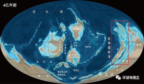 中国38亿年来的数次海陆变迁!
