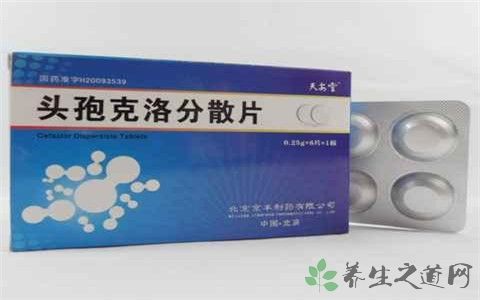 头孢克洛分散片说明书