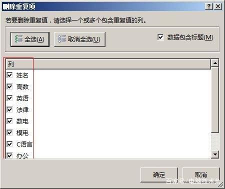 如何筛选重复数据并标色 t01fce50367a090818f.jpg