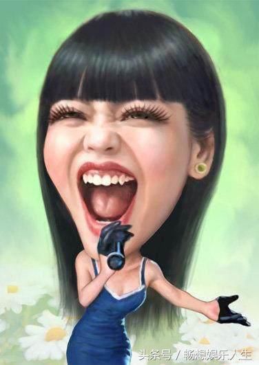 漫画漫画看到搞笑版明星,夸张李咏实在是忍不有大全个图片