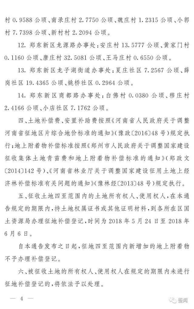 超4000亩！郑州最新落实两批集体土地征收