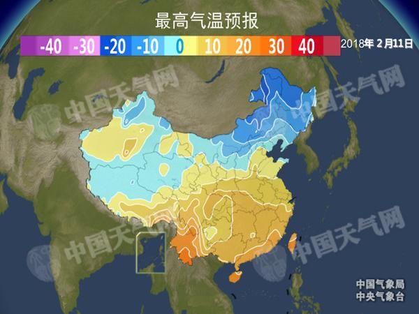 除夕之前全国回暖 以下地区突破20℃