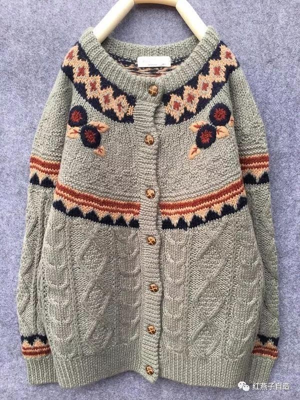 特色编织\/这些北欧风的配色图案与花纹的毛衣