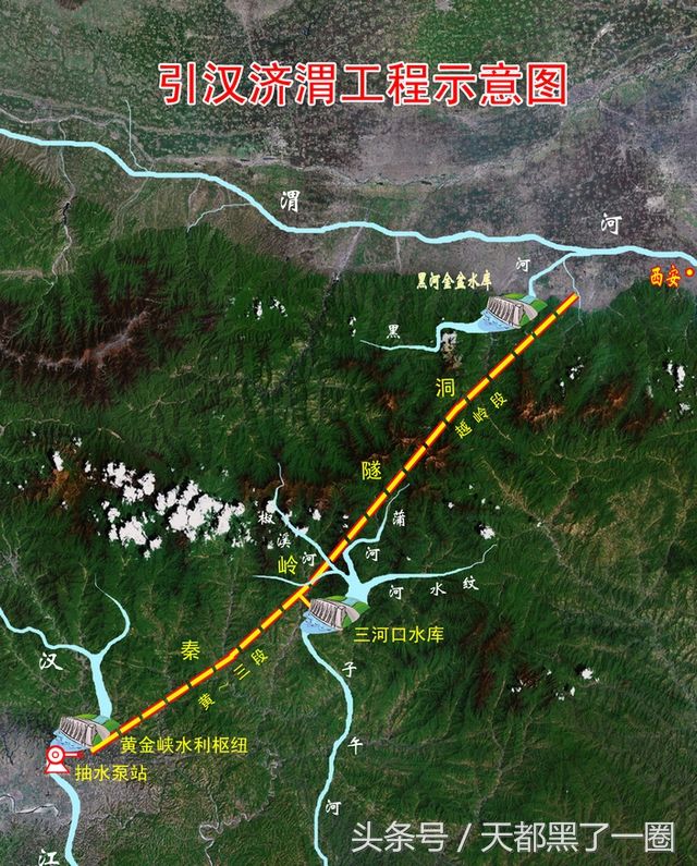 中国又一伟大工程:凿开秦岭,引长江水进入黄河,造福亿万人民
