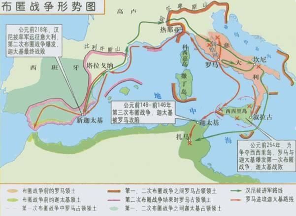 多年前,突尼斯的主人是腓尼基人,建立了在历史上赫赫有名的迦太基王国