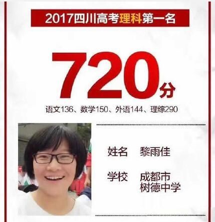 2017年全国各省高考状元出炉!他们才是真正的学霸