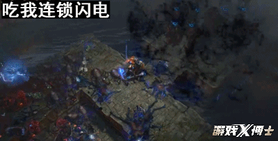 除了死灵系技能外,也有视觉更华丽的电能释放,火焰齐射新技能加入.