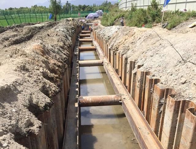 路桥工程基坑施工中钢板桩支护技术快来学习一下